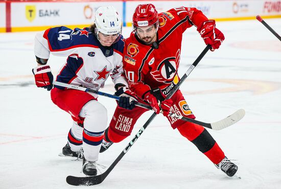 Хоккей. КХЛ. Матч "Автомобилист" - ЦСКА