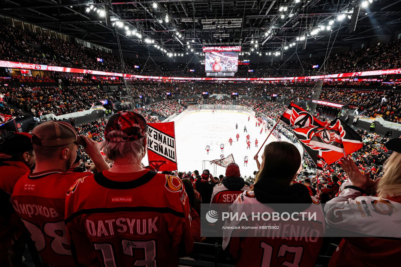 Хоккей. КХЛ. Матч "Автомобилист" - ЦСКА