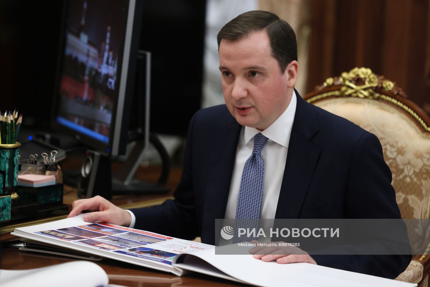 Президент Владимир Путин встретился с губернатором Архангельской области Александром Цыбульским