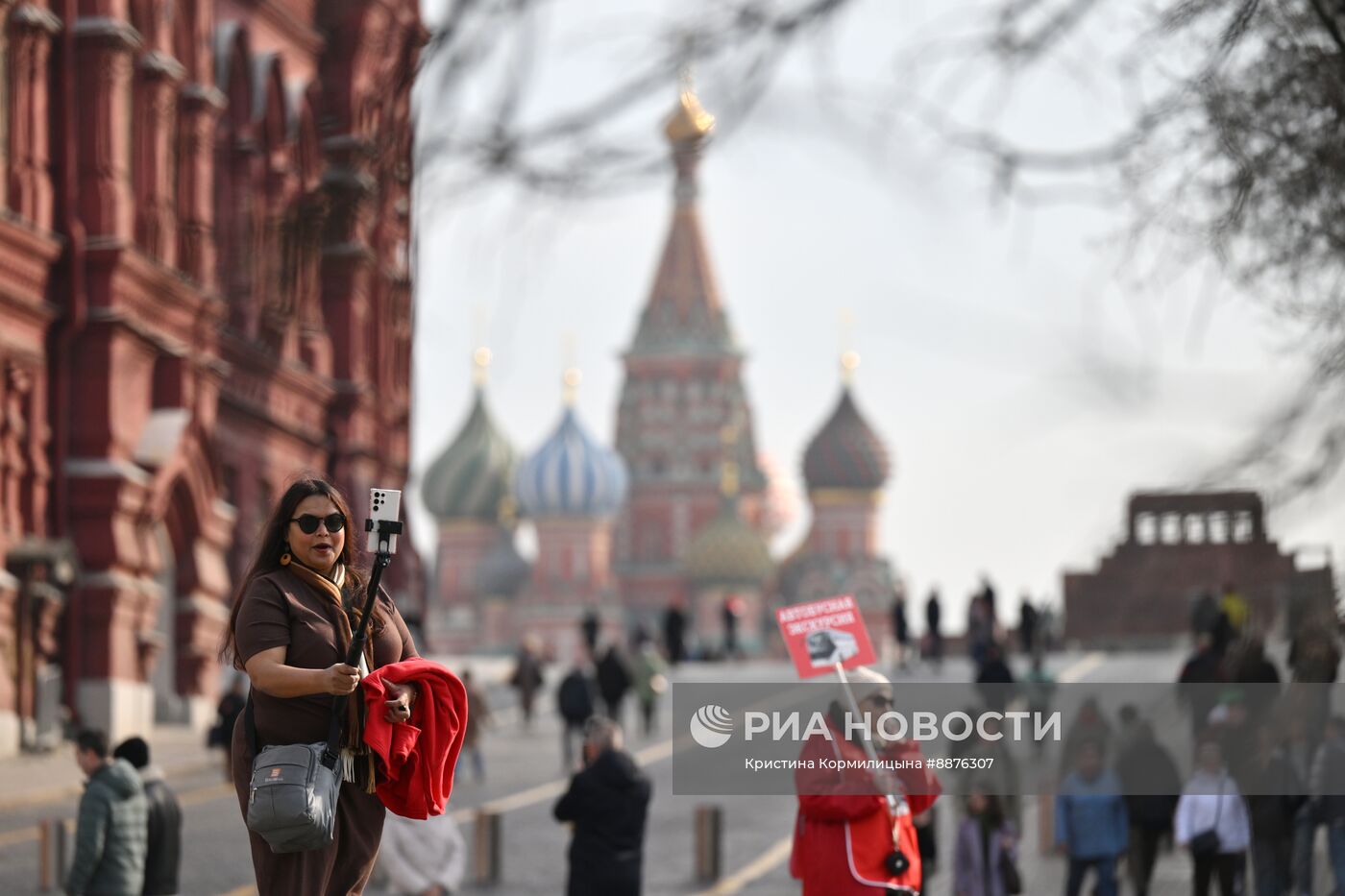 Теплая погода в Москве