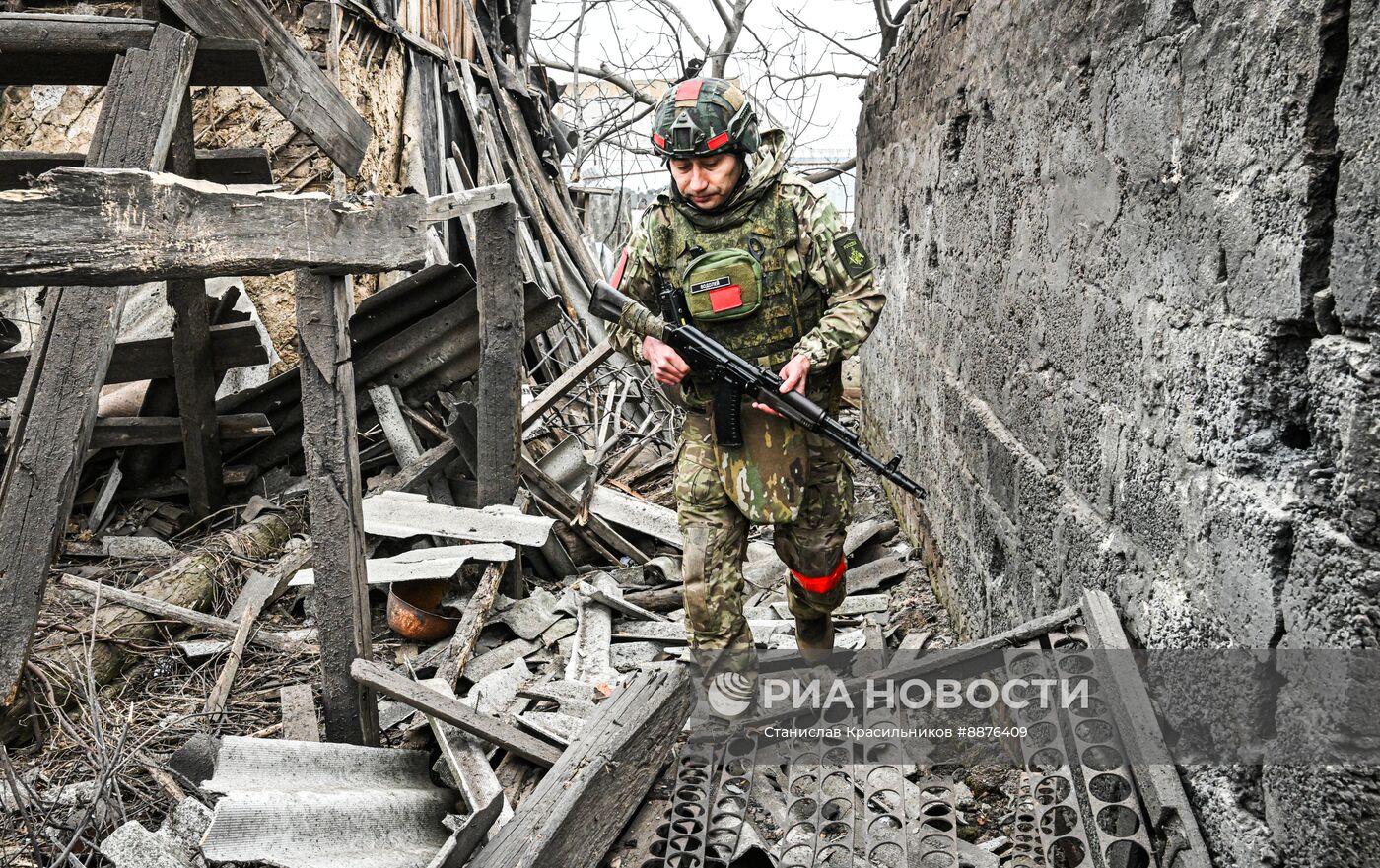 Освобожденное село Малая Локня в Суджанском районе Курской области