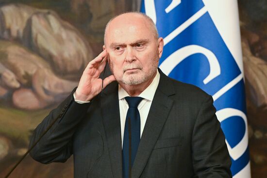 Встреча главы МИД РФ С. Лаврова с генсеком ОБСЕ Ф. Синирлиоглу