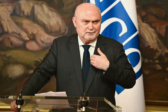Встреча главы МИД РФ С. Лаврова с генсеком ОБСЕ Ф. Синирлиоглу