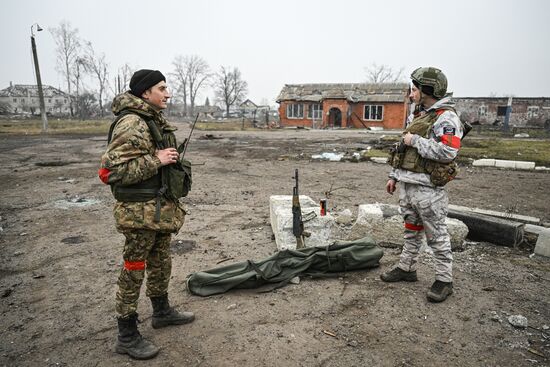Освобожденное село Малая Локня в Суджанском районе Курской области