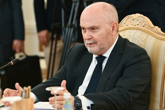 Встреча главы МИД РФ С. Лаврова с генсеком ОБСЕ Ф. Синирлиоглу