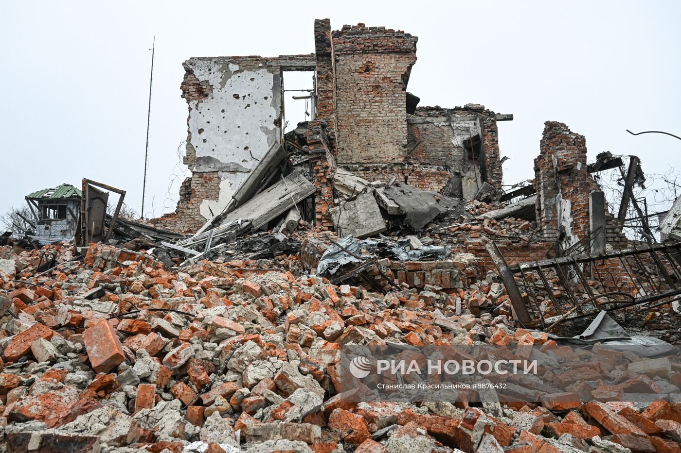 Освобожденное село Малая Локня в Суджанском районе Курской области