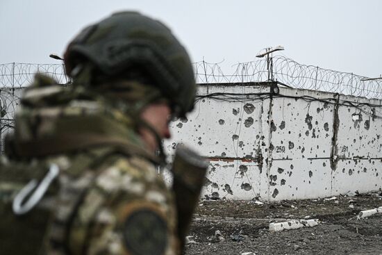 Освобожденное село Малая Локня в Суджанском районе Курской области