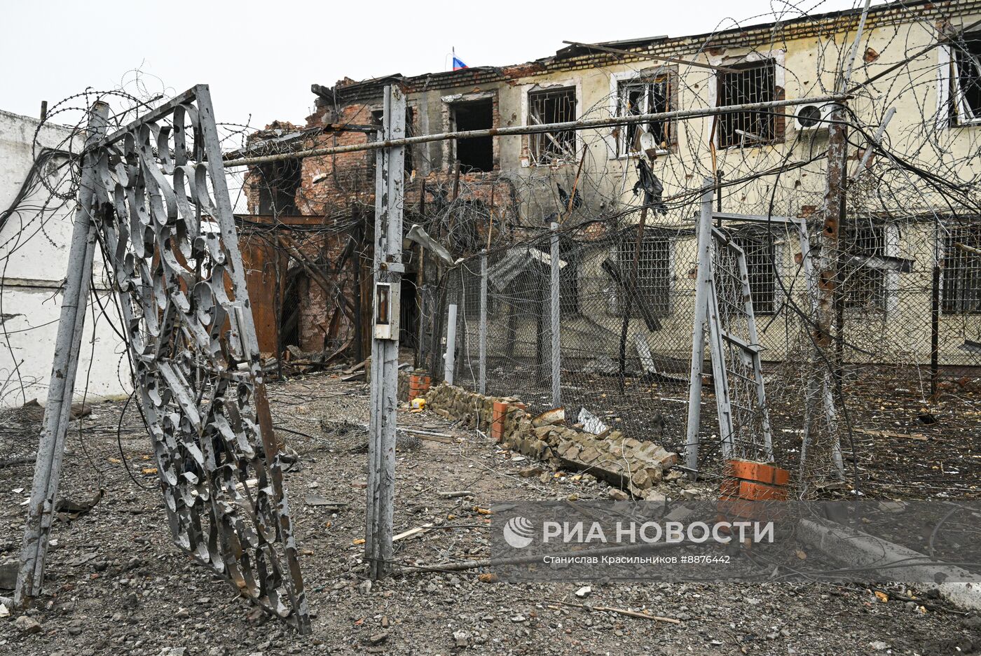 Освобожденное село Малая Локня в Суджанском районе Курской области