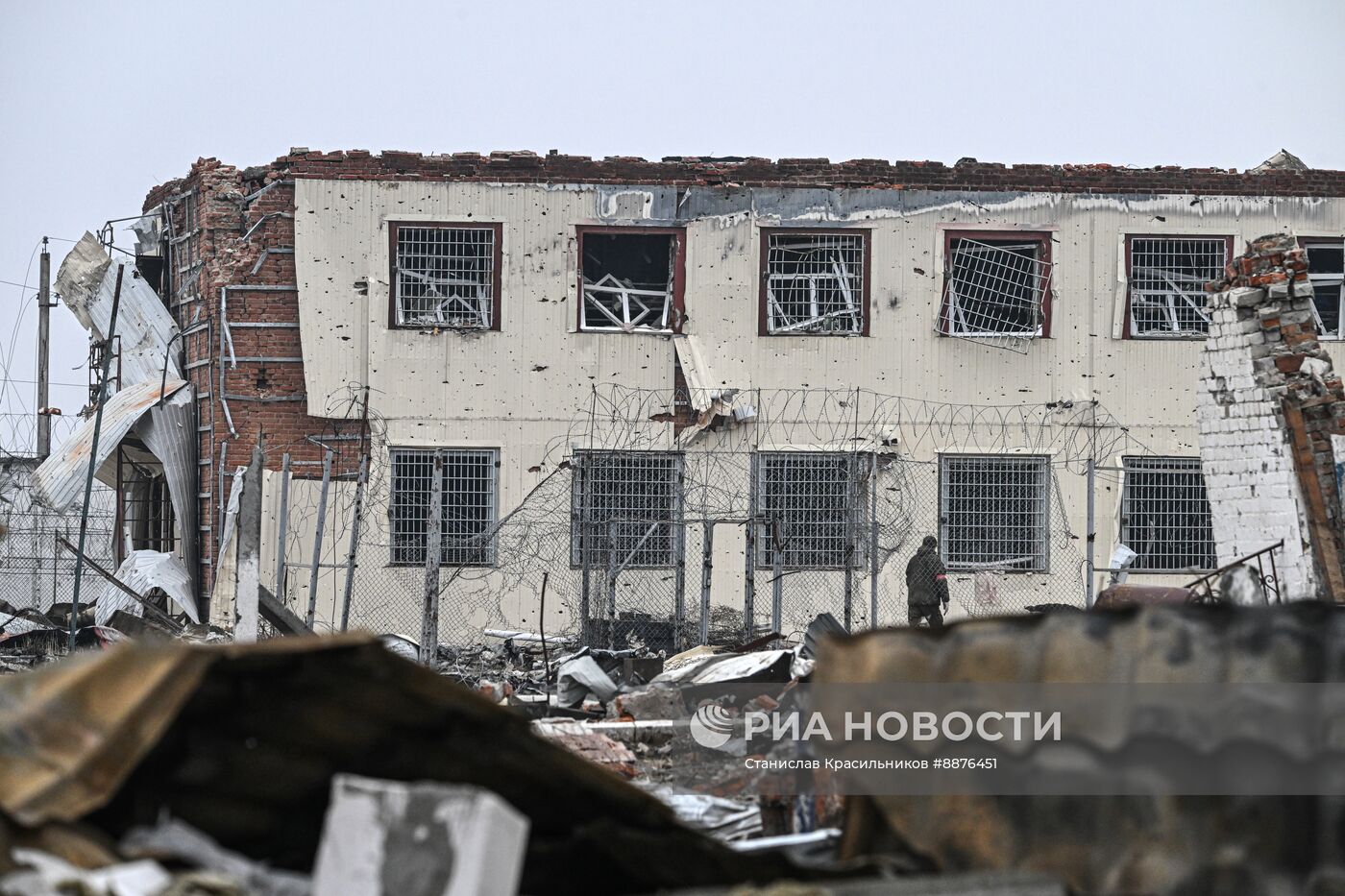 Освобожденное село Малая Локня в Суджанском районе Курской области