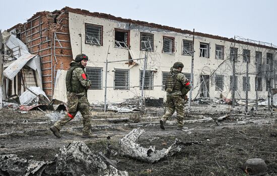 Освобожденное село Малая Локня в Суджанском районе Курской области