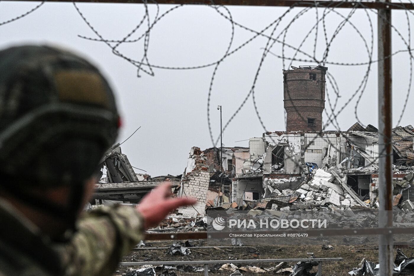 Освобожденное село Малая Локня в Суджанском районе Курской области
