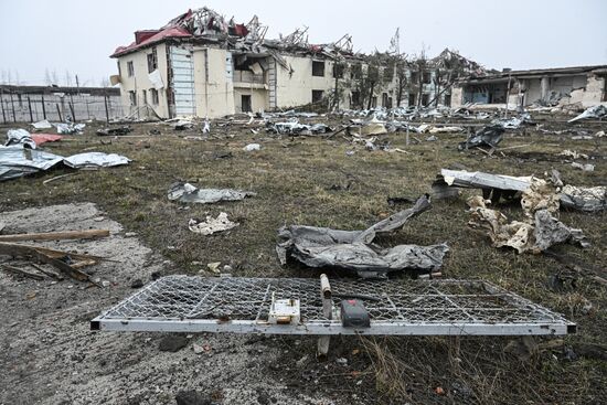 Освобожденное село Малая Локня в Суджанском районе Курской области