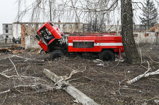 Освобожденное село Малая Локня в Суджанском районе Курской области