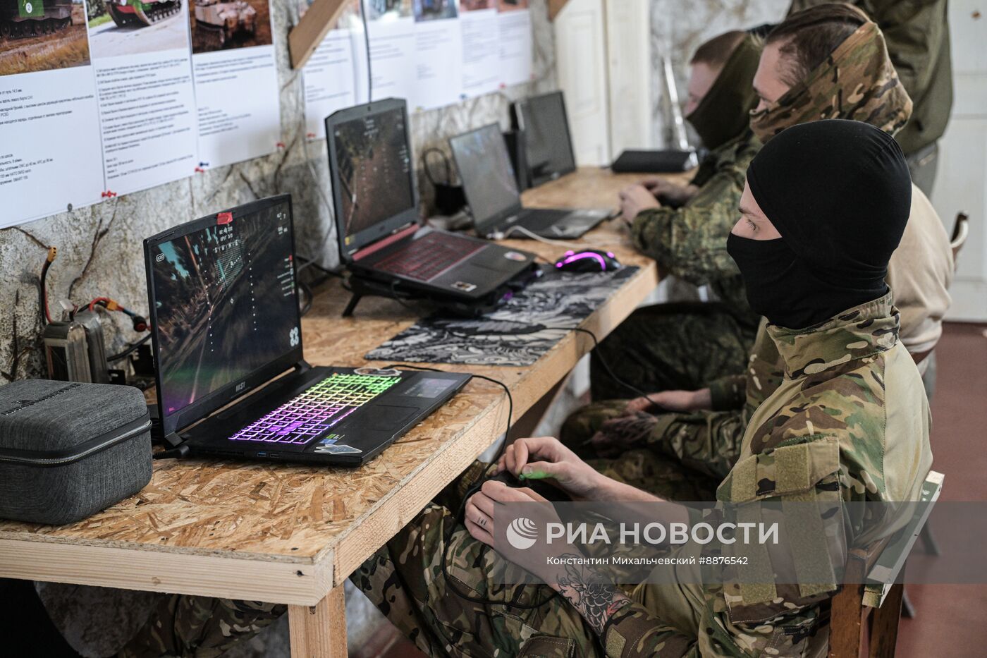 Предполётная подготовка операторов БПЛА в Запорожской области