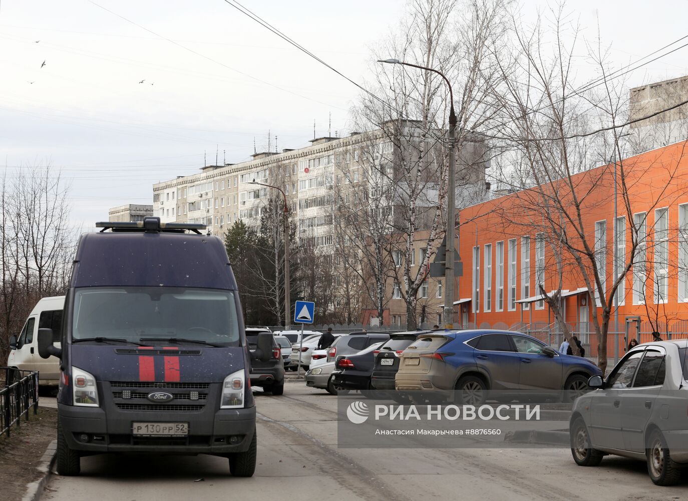 Обстановка у школы № 117 в Нижнем Новгороде