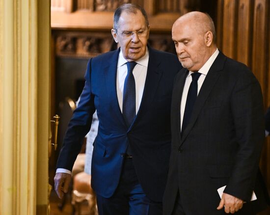 Встреча главы МИД РФ С. Лаврова с генсеком ОБСЕ Ф. Синирлиоглу