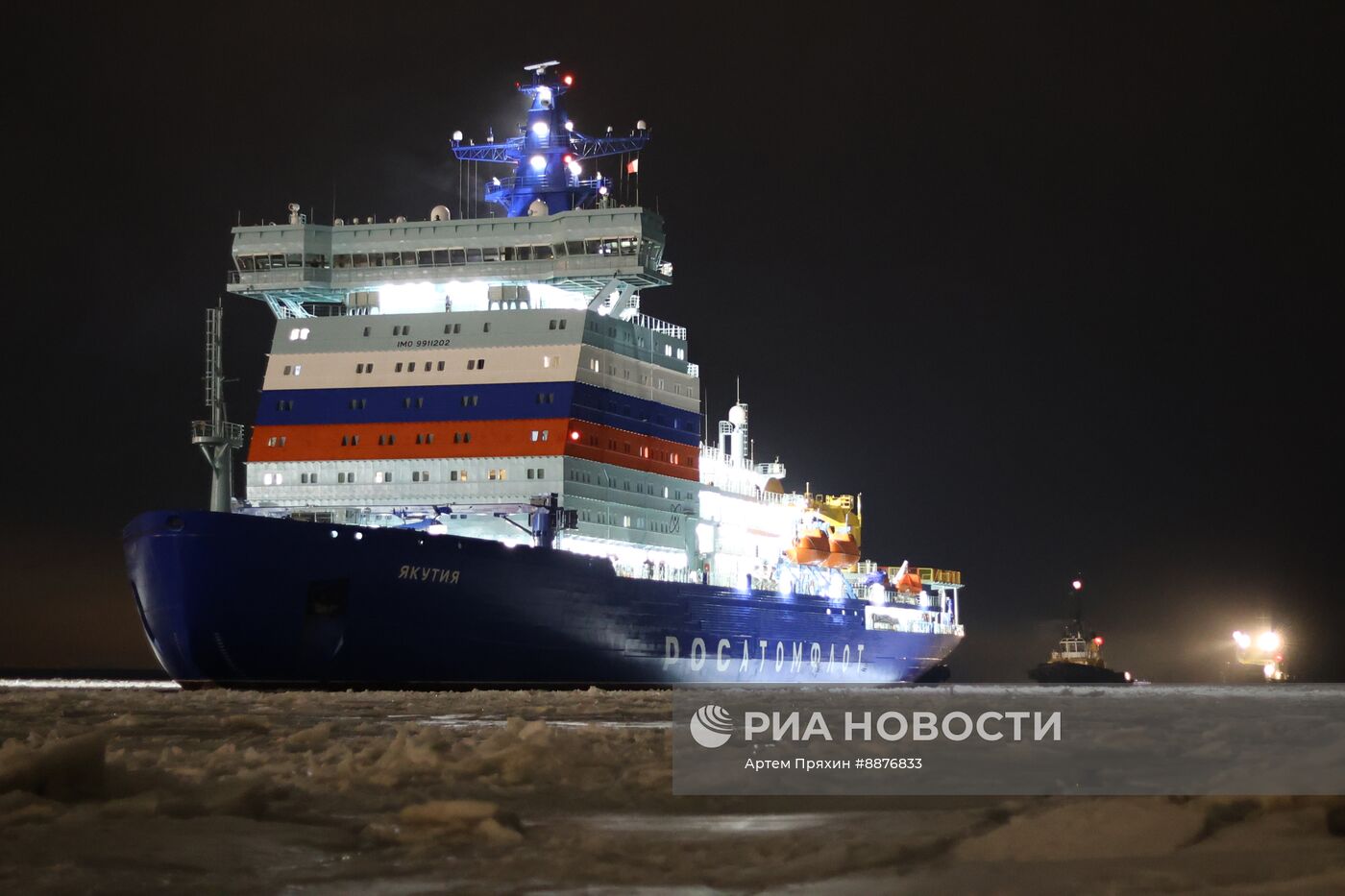 Атомный ледокол "Якутия" в Санкт-Петербурге 