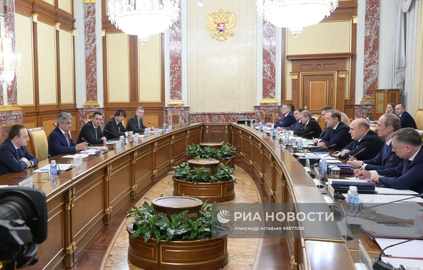 Премьер-министр Михаил Мишустин встретился с депутатами думской фракции "Новые люди"