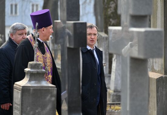 В Минске освятили мемориальный крест на братской могиле солдат Русской императорской армии