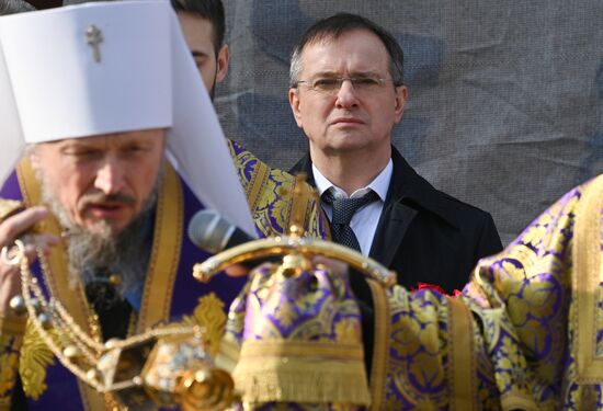 В Минске освятили мемориальный крест на братской могиле солдат Русской императорской армии