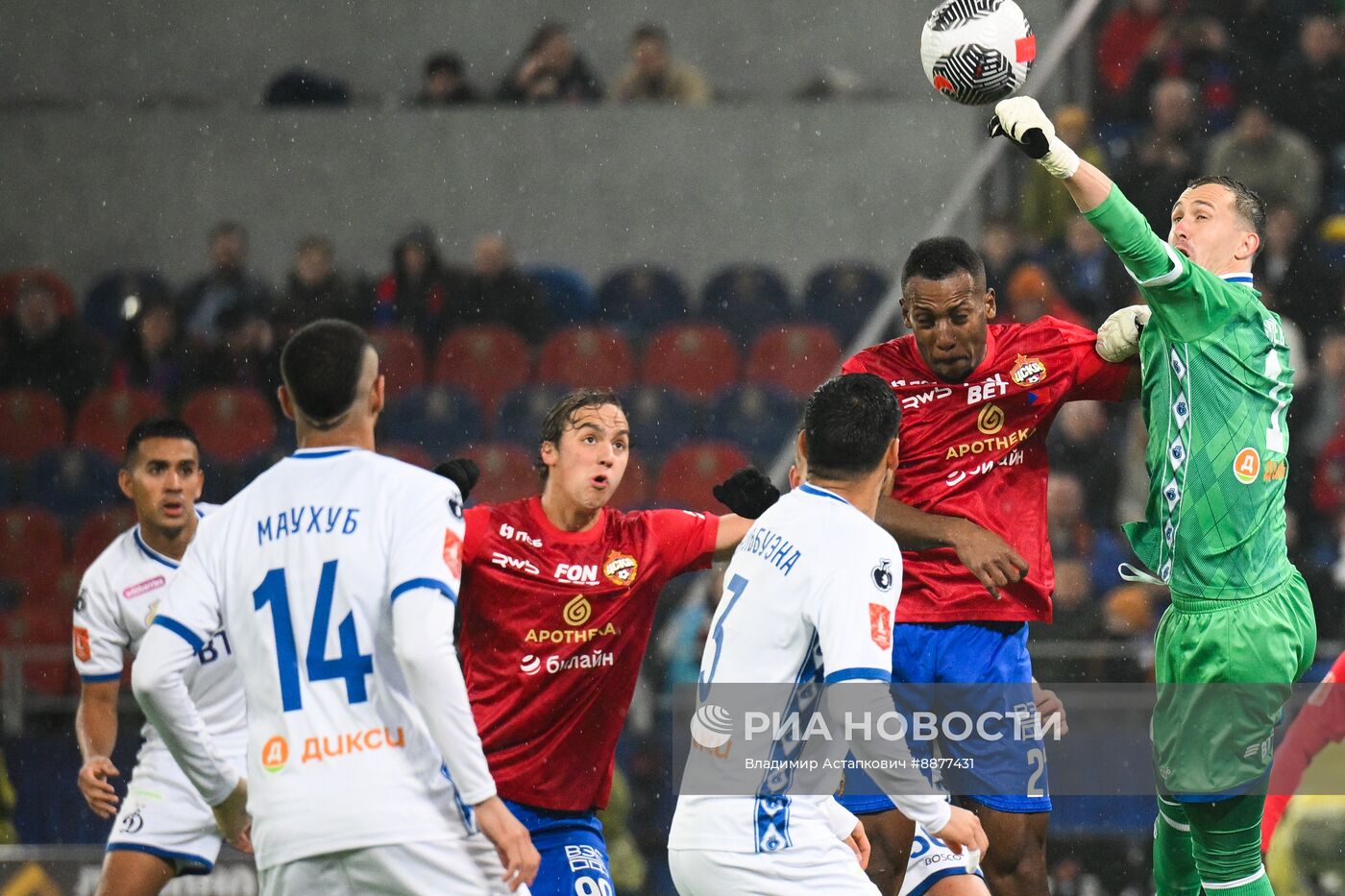 Футбол. Кубок России. Матч ЦСКА - "Динамо"