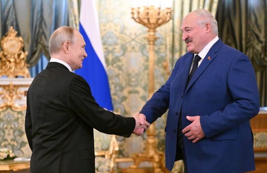 Встреча президента Владимира Путина с президентом Белоруссии Александром Лукашенко