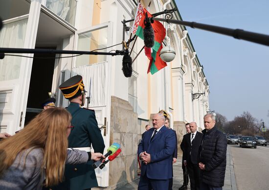 Встреча президента Владимира Путина с президентом Белоруссии Александром Лукашенко