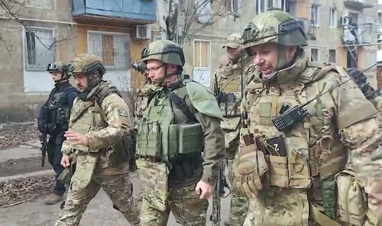 Д. Пушилин и С. Кириенко посетили Курахово