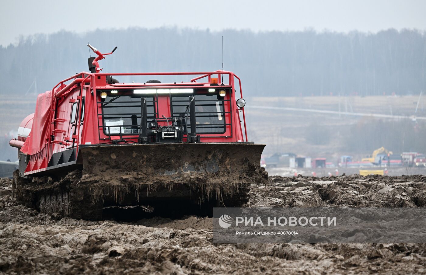 Учения по тушению лесных и торфяных пожаров