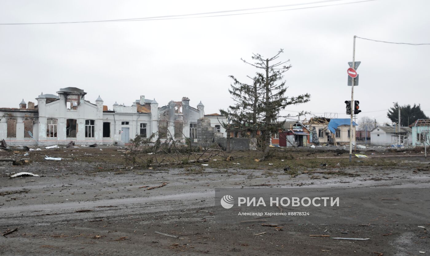 Российские военные в освобожденной Судже