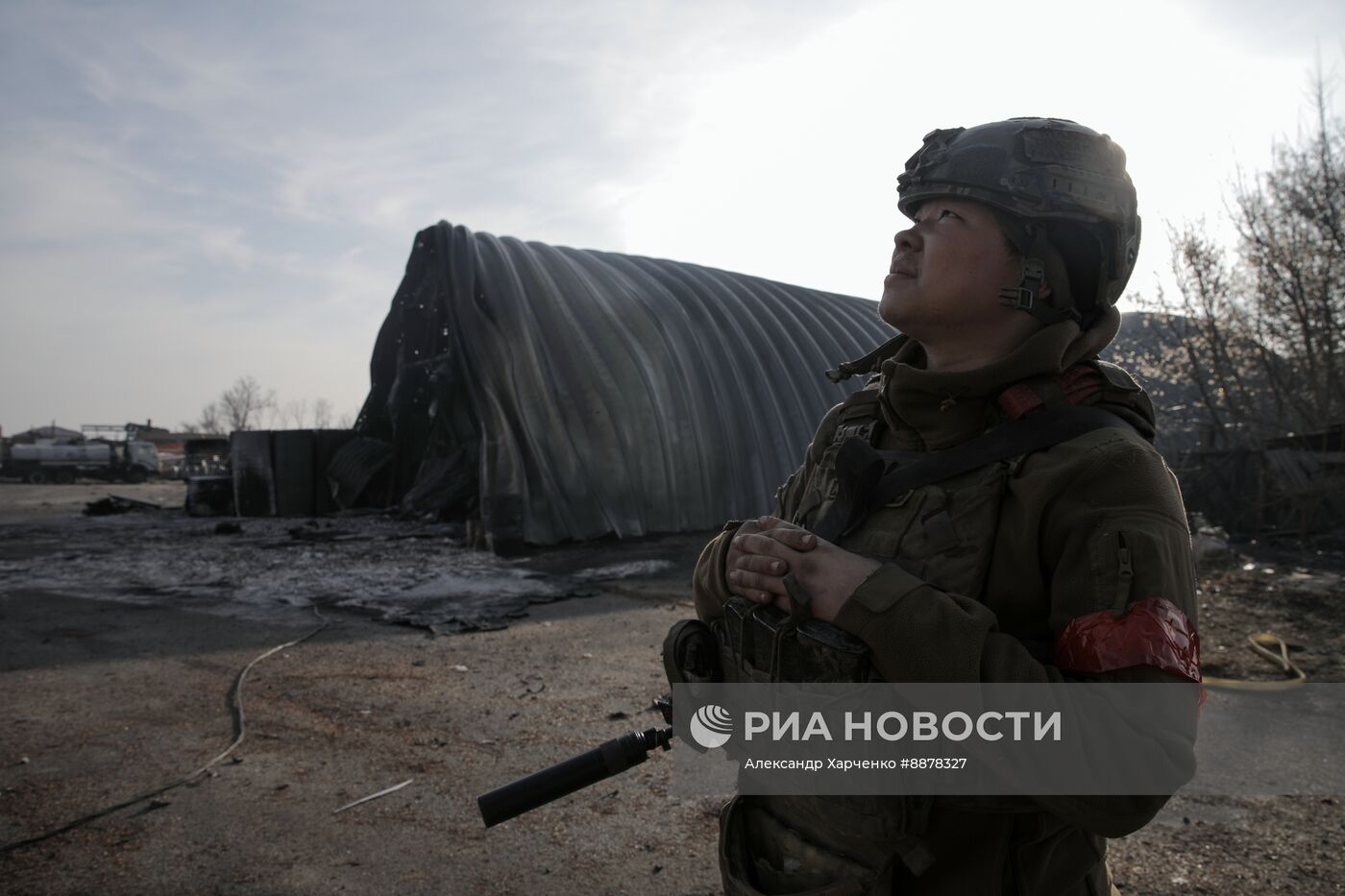 Российские военные в освобожденной Судже