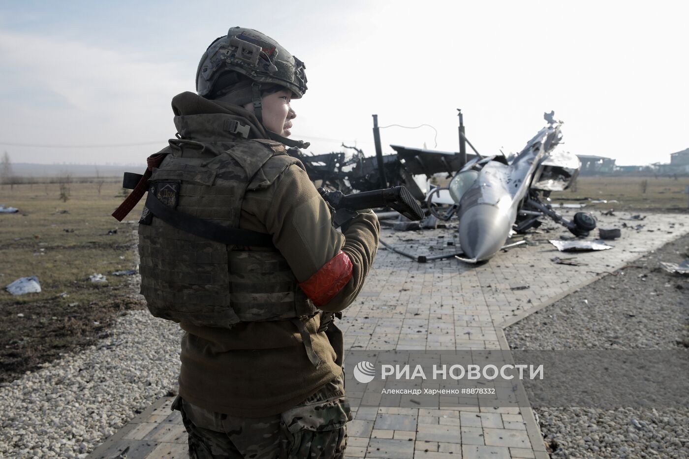 Российские военные в освобожденной Судже