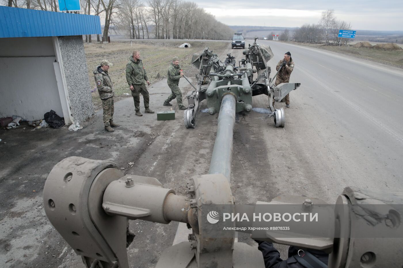 Российские военные в освобожденной Судже