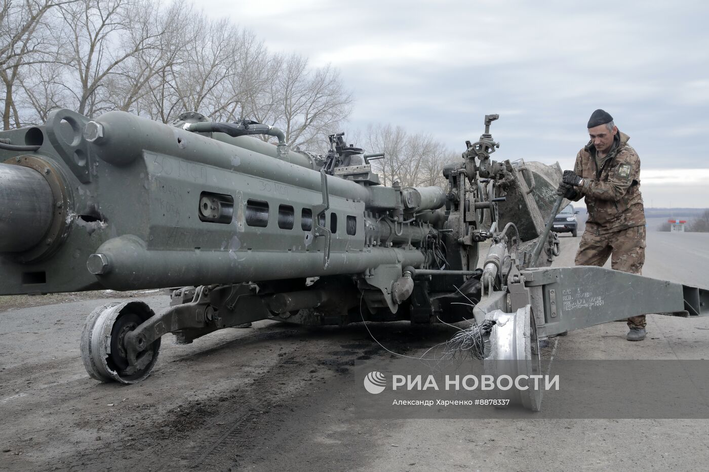 Российские военные в освобожденной Судже