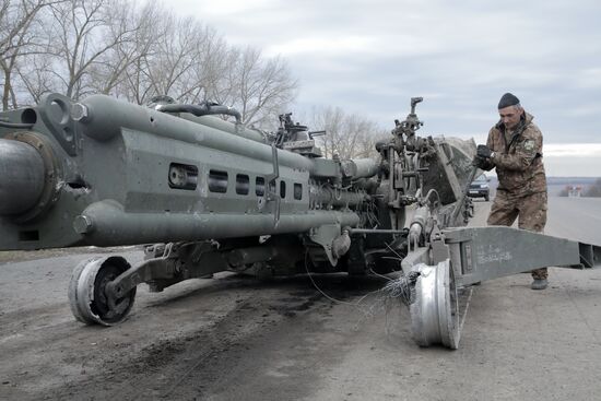 Российские военные в освобожденной Судже