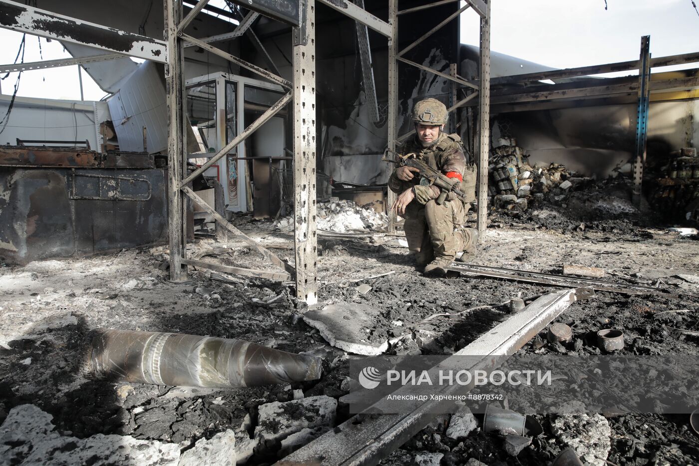 Российские военные в освобожденной Судже