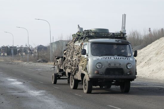 Российские военные в освобожденной Судже