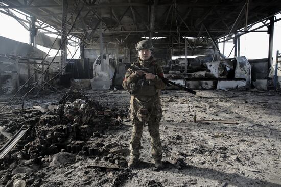 Российские военные в освобожденной Судже