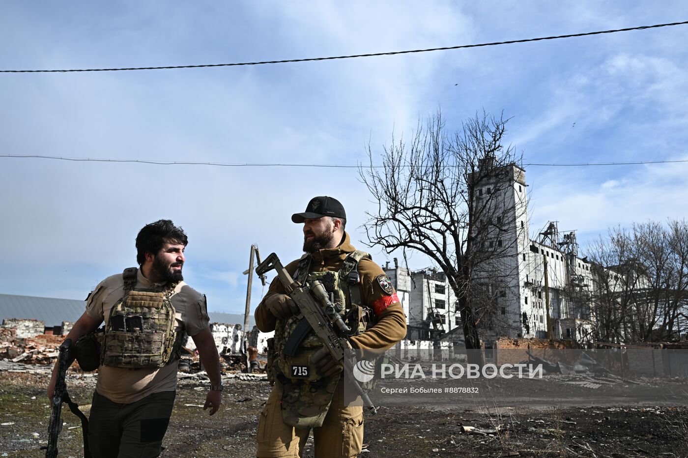 Российские военные в освобожденной Судже