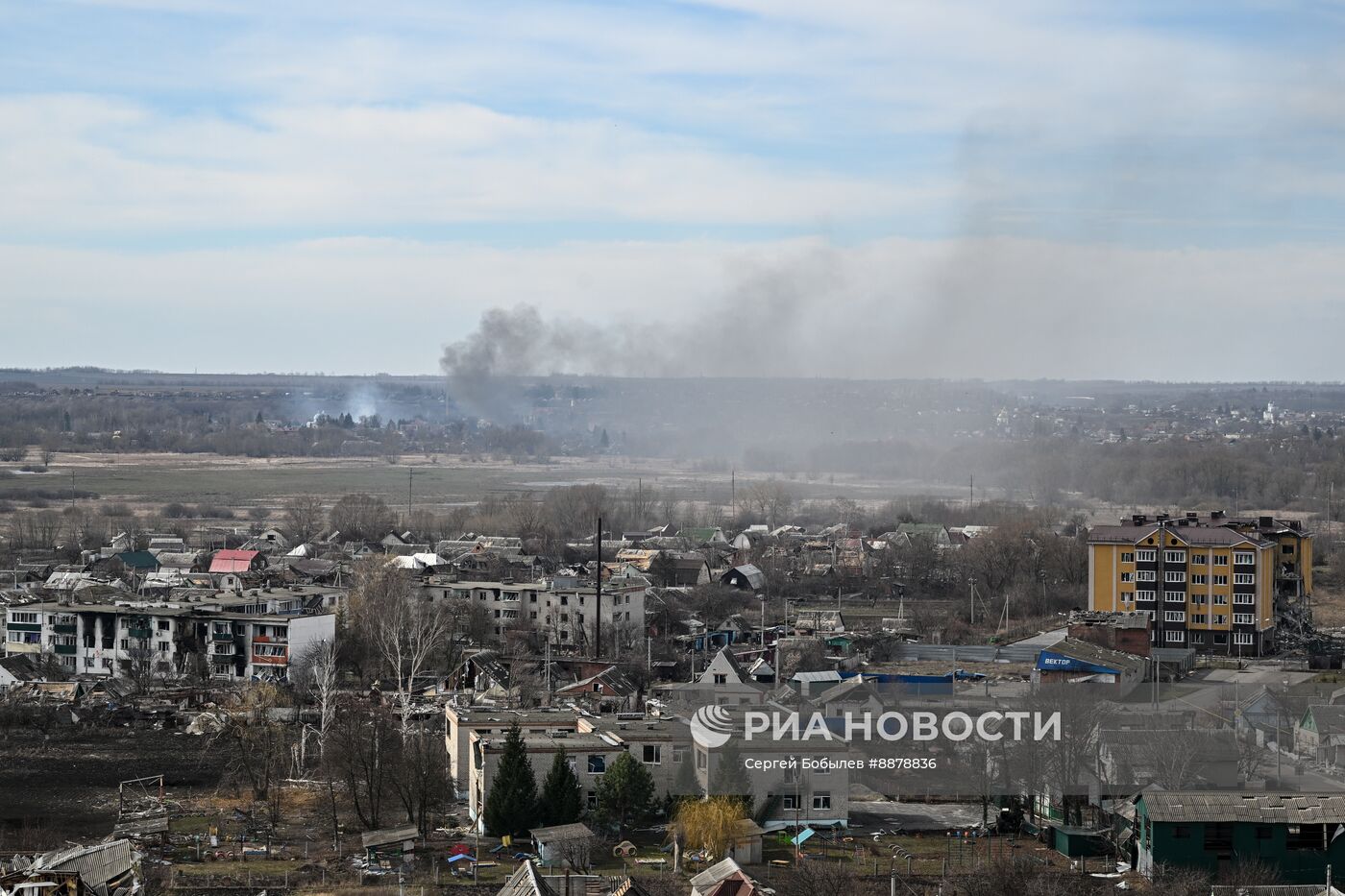 Российские военные в освобожденной Судже