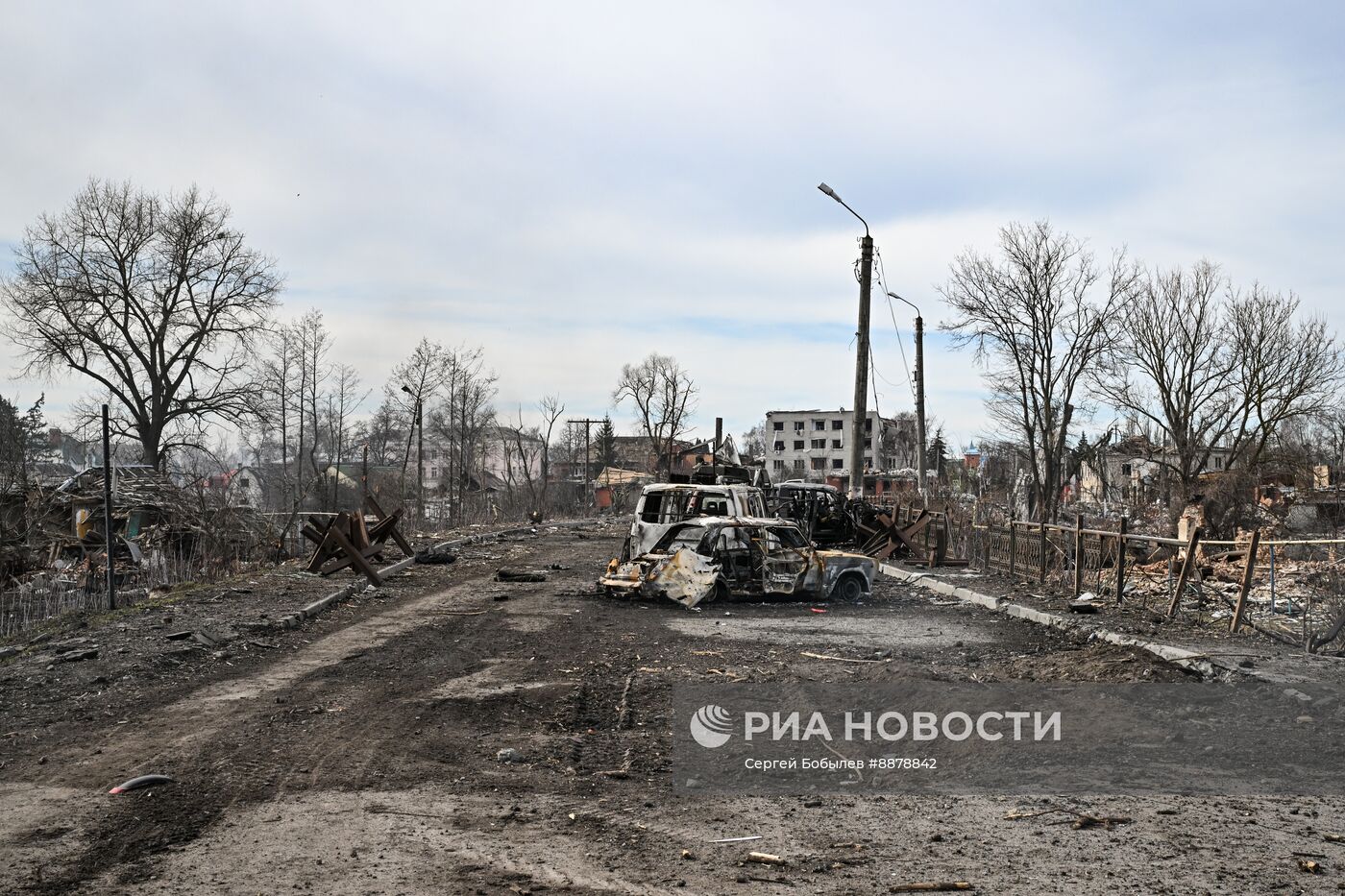 Российские военные в освобожденной Судже