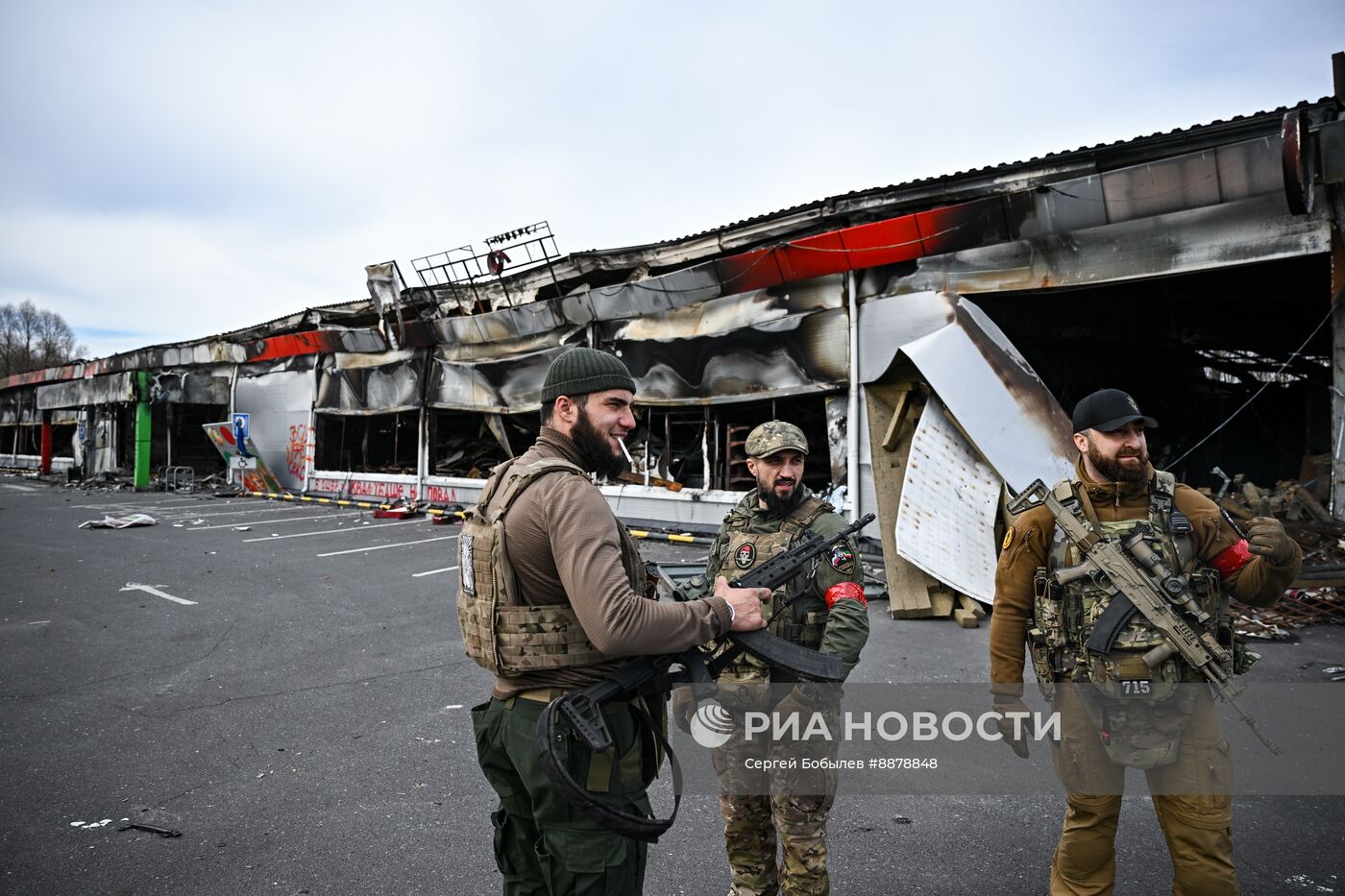 Российские военные в освобожденной Судже