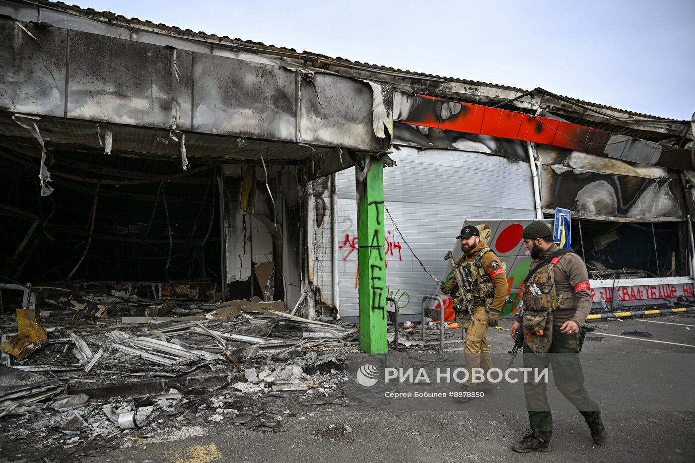 Российские военные в освобожденной Судже