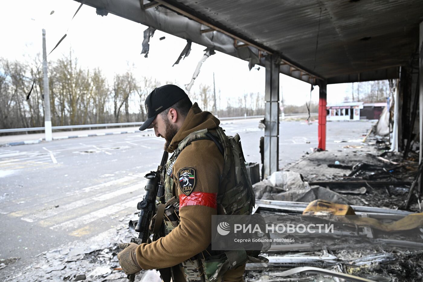 Российские военные в освобожденной Судже