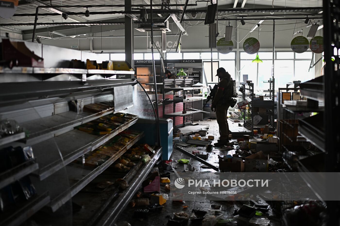 Российские военные в освобожденной Судже