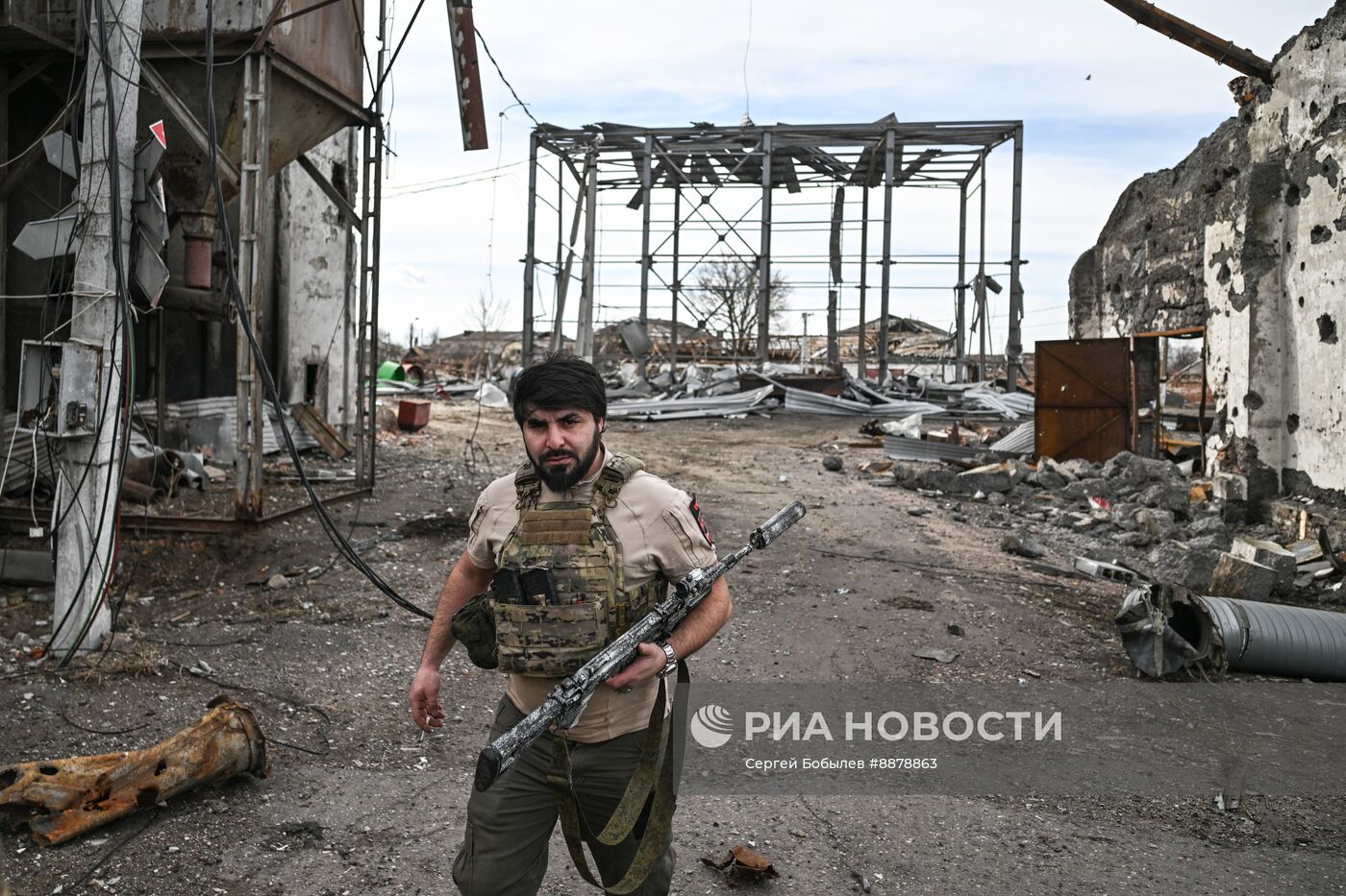 Российские военные в освобожденной Судже