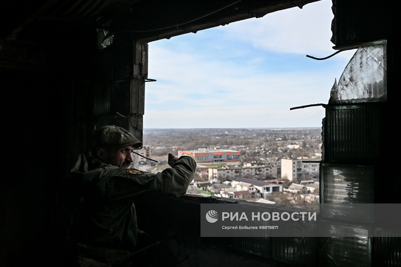 Российские военные в освобожденной Судже