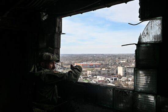 Российские военные в освобожденной Судже