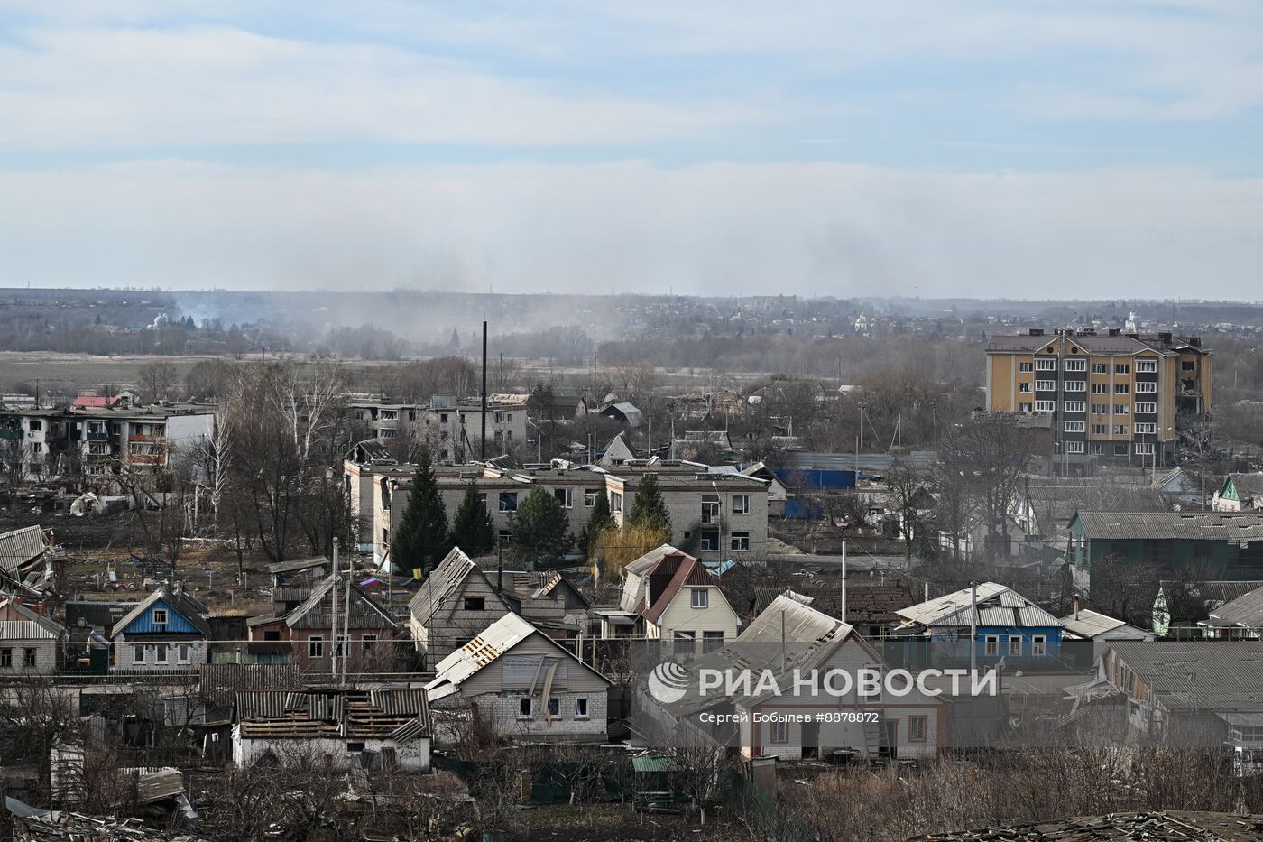 Российские военные в освобожденной Судже