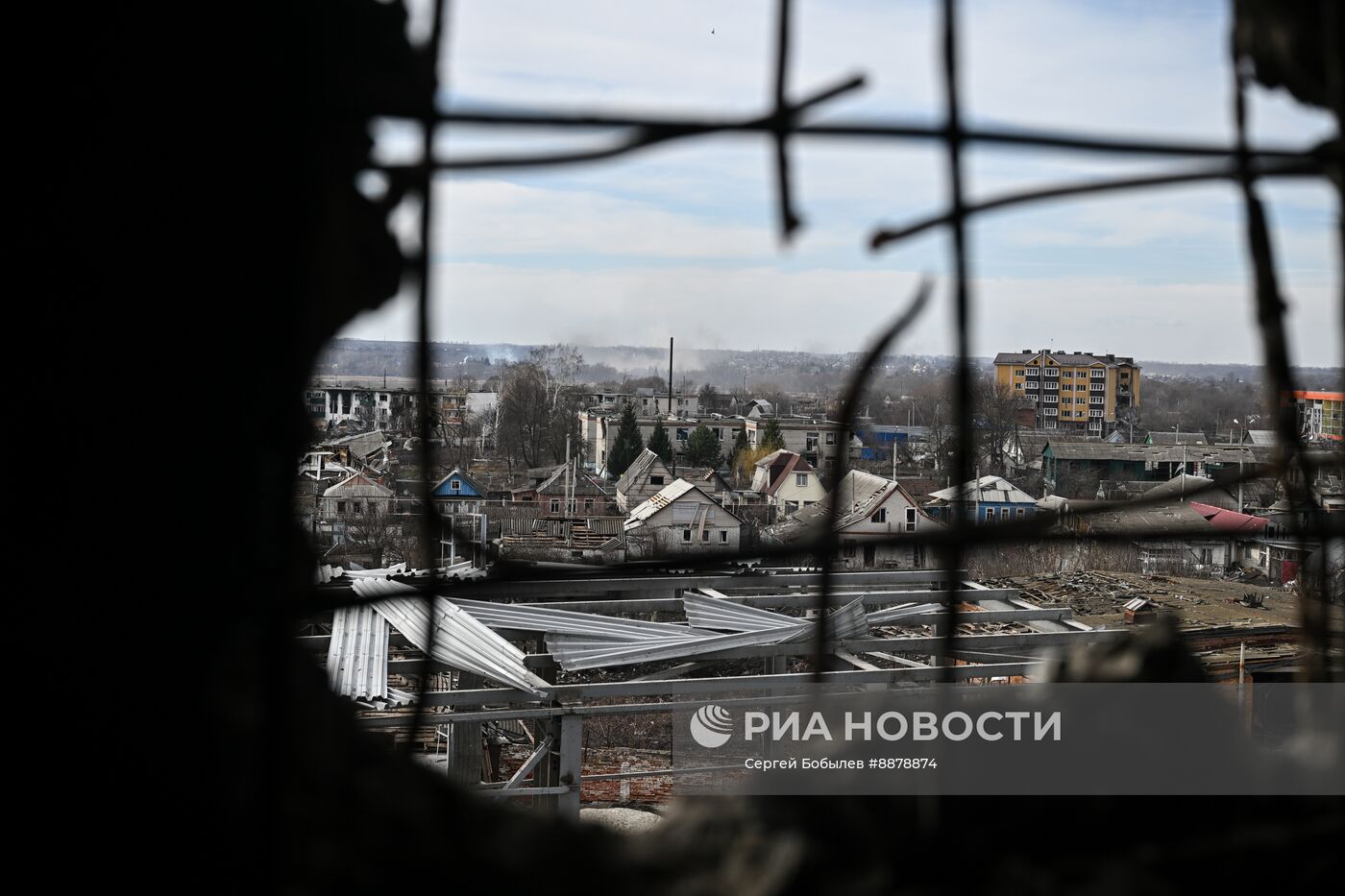 Российские военные в освобожденной Судже